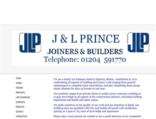 Tablet Screenshot of jandlprincebuilders.com